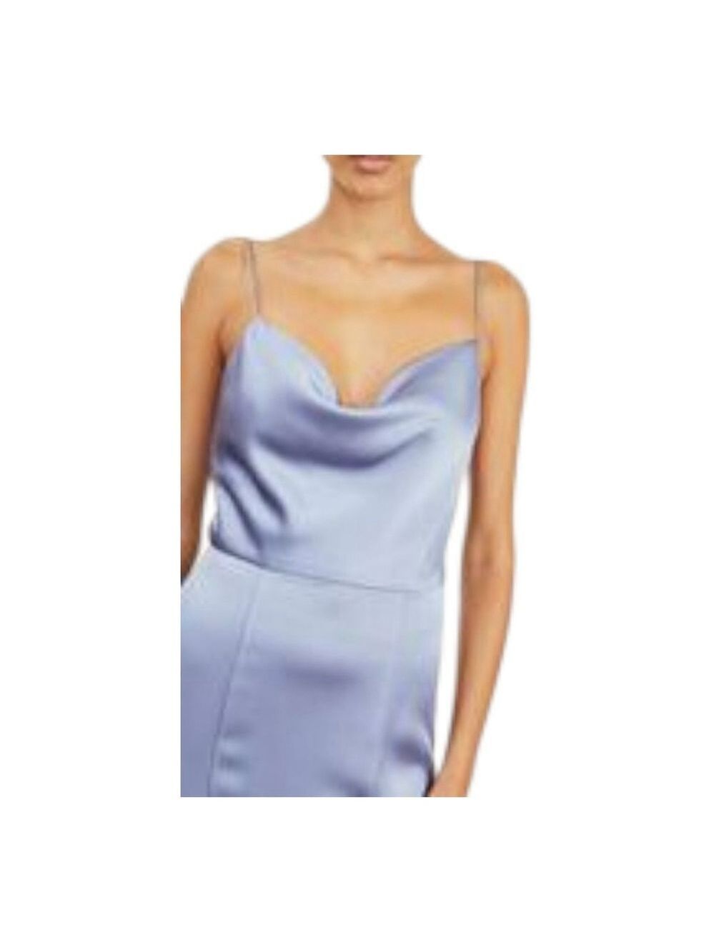 Amsale Gown Size 10 Blue - Picture 4 of 7